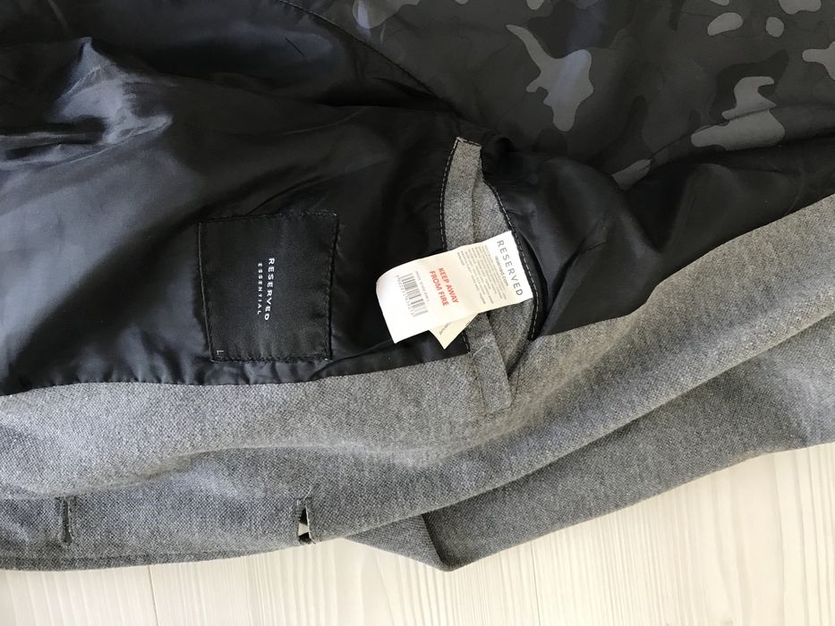 Szara męska marynarka Reserved rozmiar L nowa