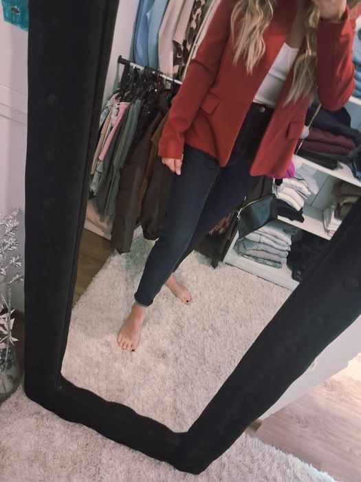 Marynarka mano bordowa