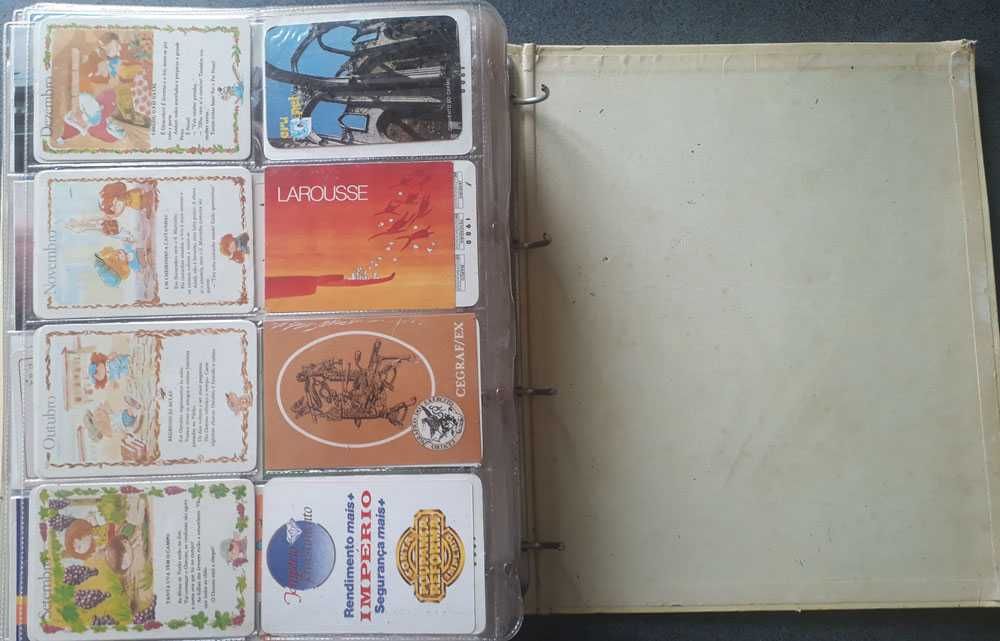 Coleções de 1000 calendários catalogado em pasta dentro de micas: v_07