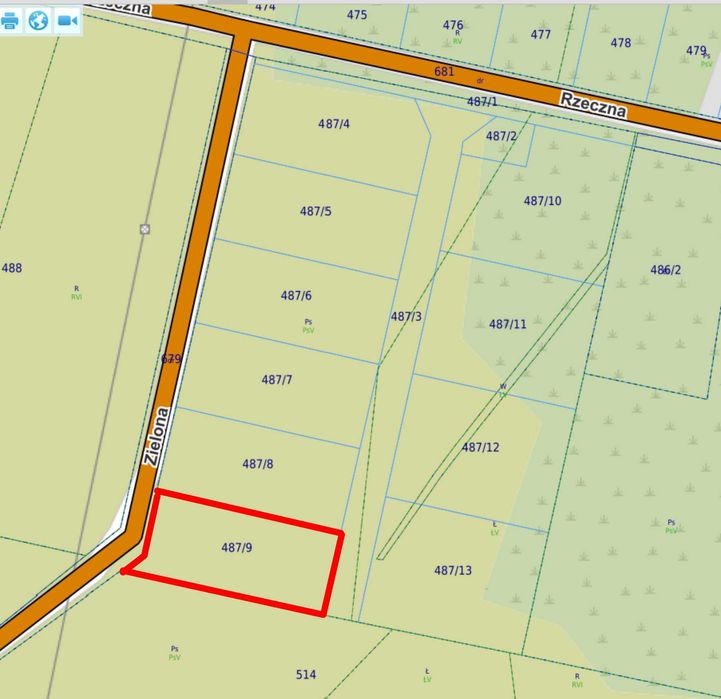 Działka przy Słupsku, 1200m2, z mediami, Dobra Lokalizacja, Kobylnica