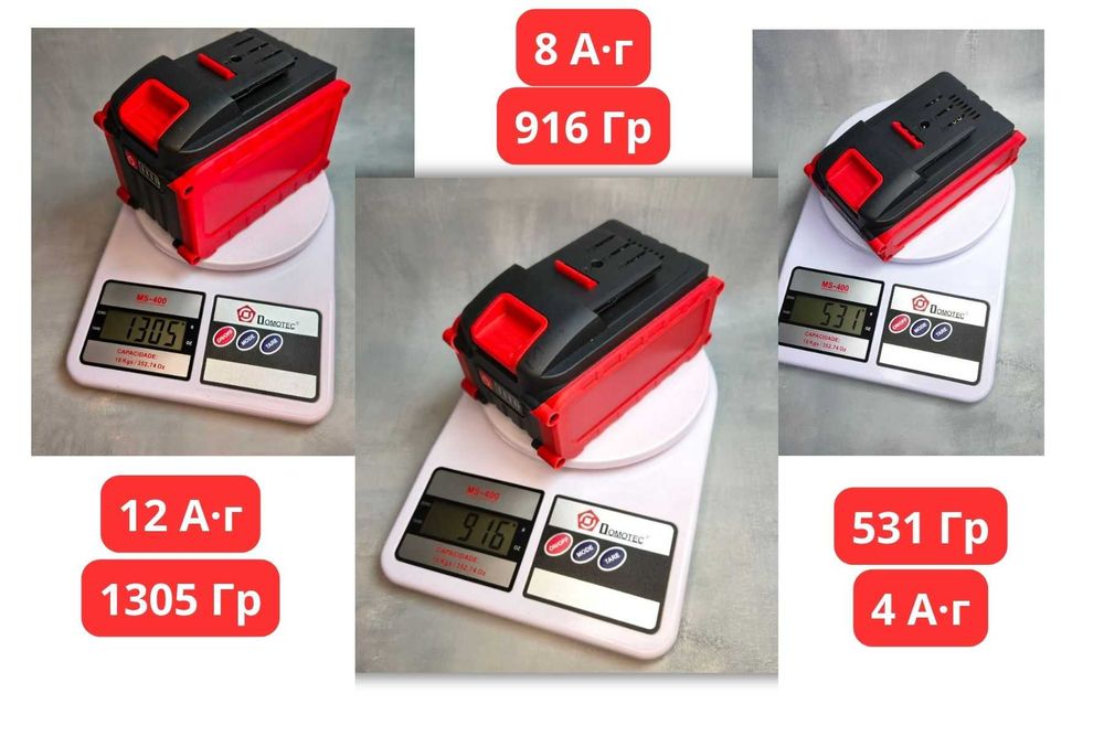 Потужний А3 акумулятор для шуруповерта пилки болгарки 4 - 12 Аг 18В