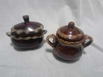 Loiça vintage castanha