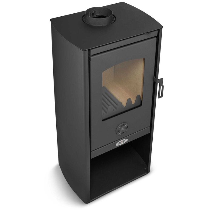 Piec kominek koza nowoczesny stalowy BLIST Polar 6,7 kW Outlet