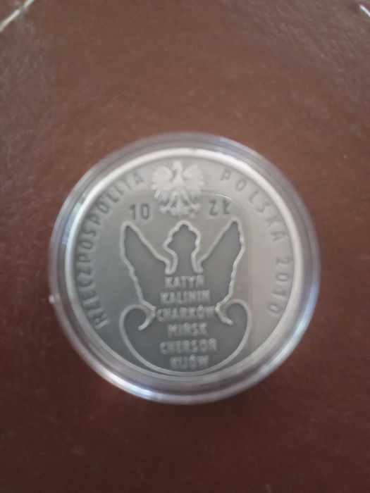 Moneta Rocznica Zbrodni Katyńskiej 10 złotych