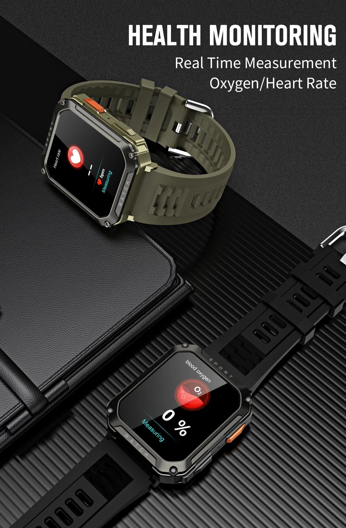 Smartwatch Militarny Menu PL