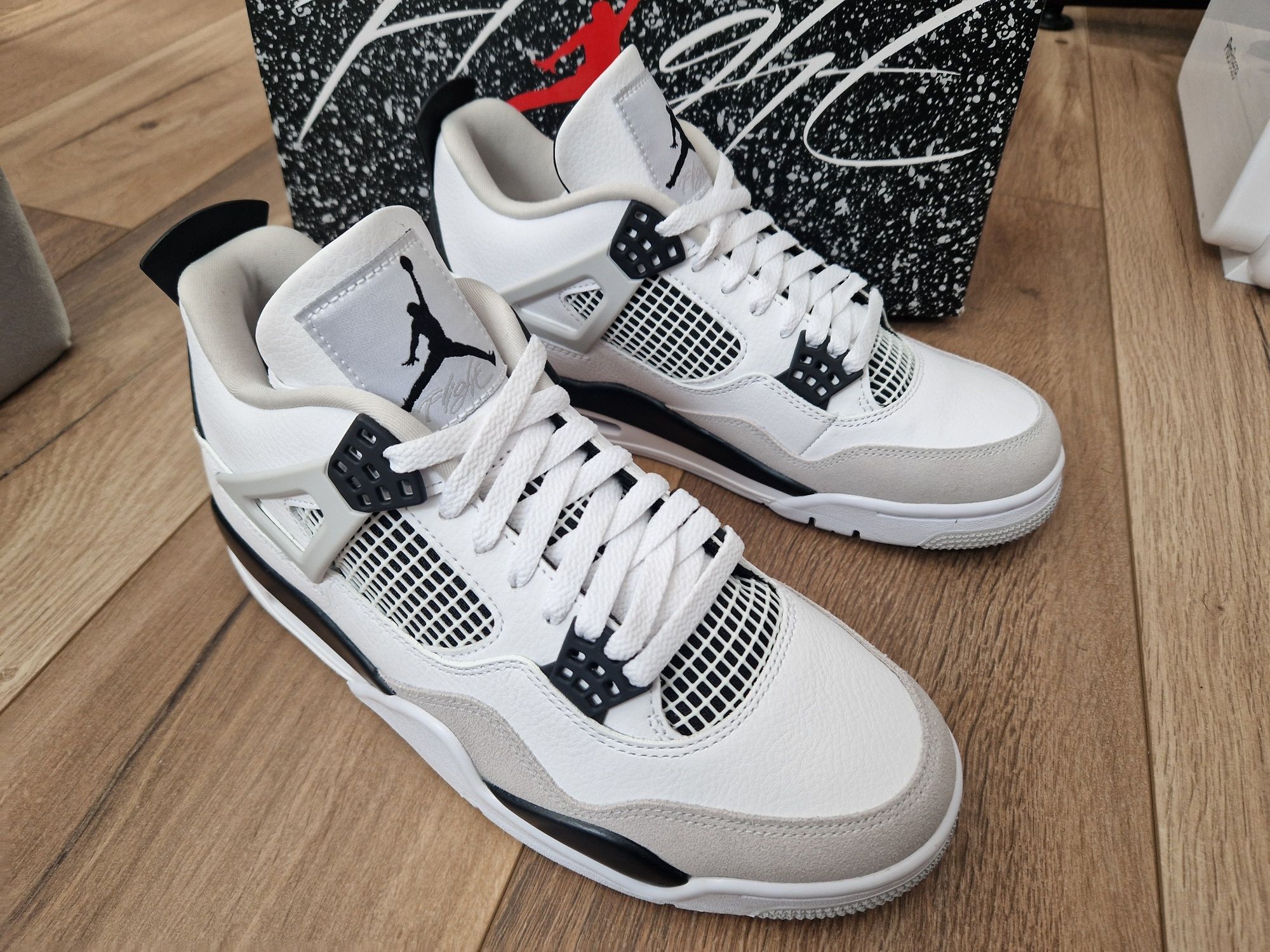 Jordan 4 Military Black roz.43