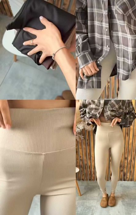 ‼️‼️Стильні лосіни в рубчик MIU MIU, якість просто бомба. Турція, люкс