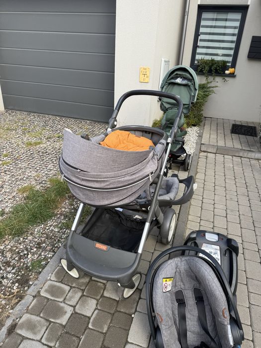Wózek  3w1 Stokke Trailz 3w1 z fotelikiem i bazą