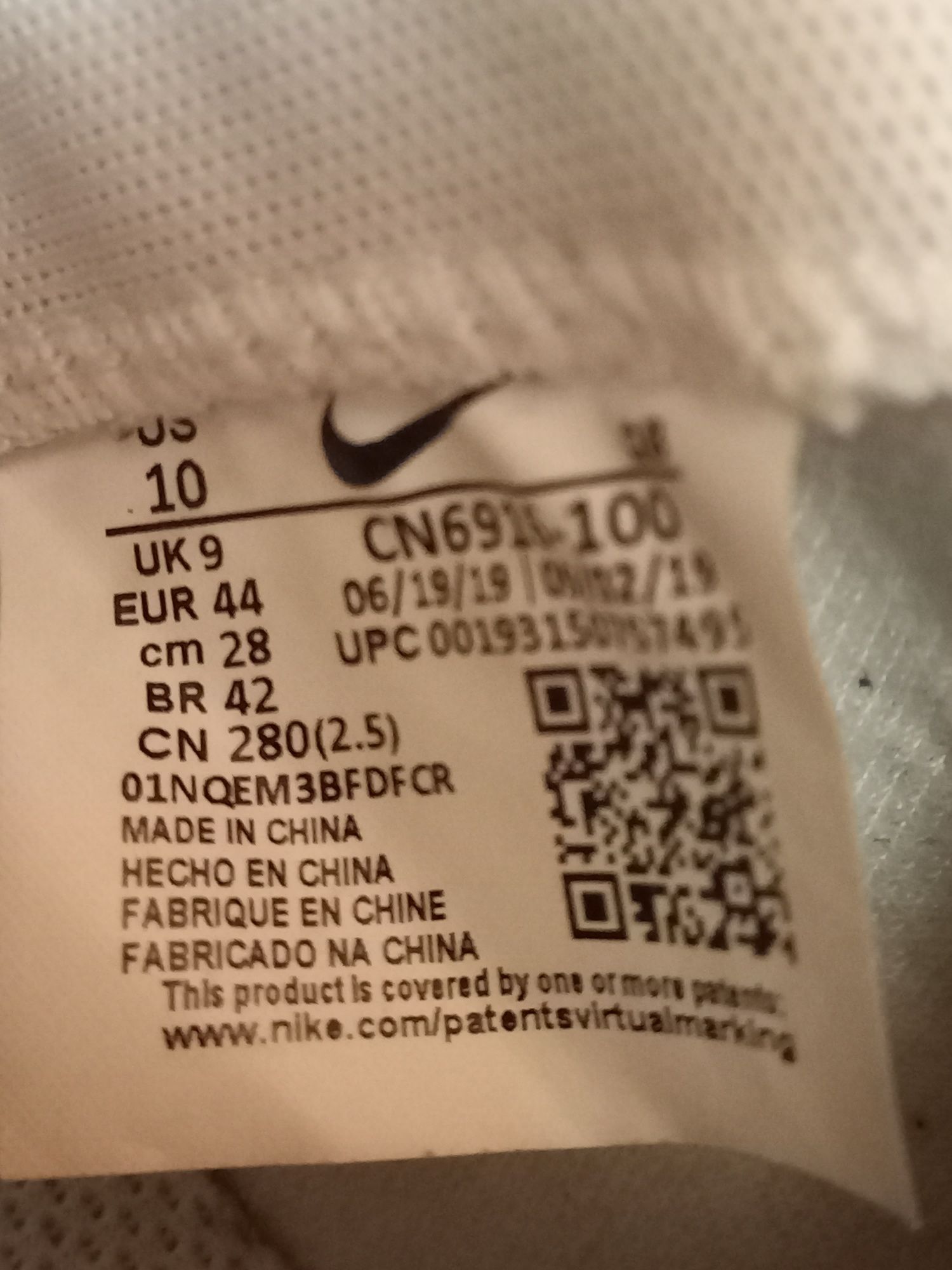 NIKE кроссовки  44р  28 ст