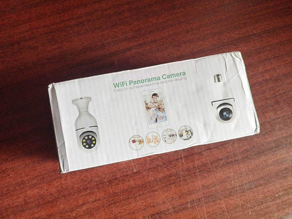 Wifi камера с датчиком руху в патрон Е27 2MP / IP камера wifi