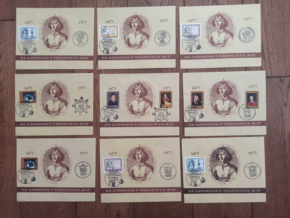 Całości - Rok Kopernikowski - Światowa Wystawa Filatelistyczna  1973 r