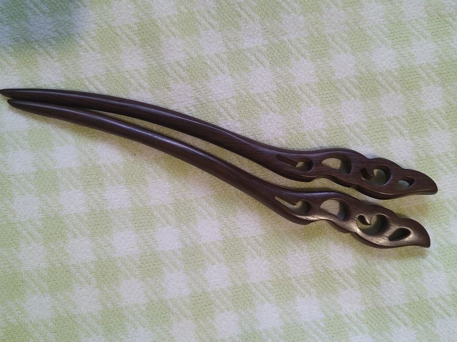 Набір для волосся дерево сандал дерев'яні традиційні китайські заколки