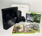 Xbox 360 E 250GB z padem i 5 grami – sprawna, kompletna