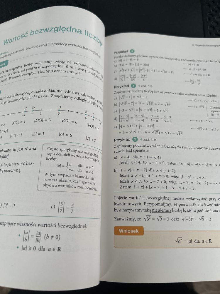 Podręcznik do matematyki dla 1 klasy liceum technikum