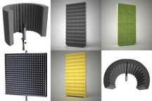 Акустические экраны для микрофона Ecosound, акустический поролон