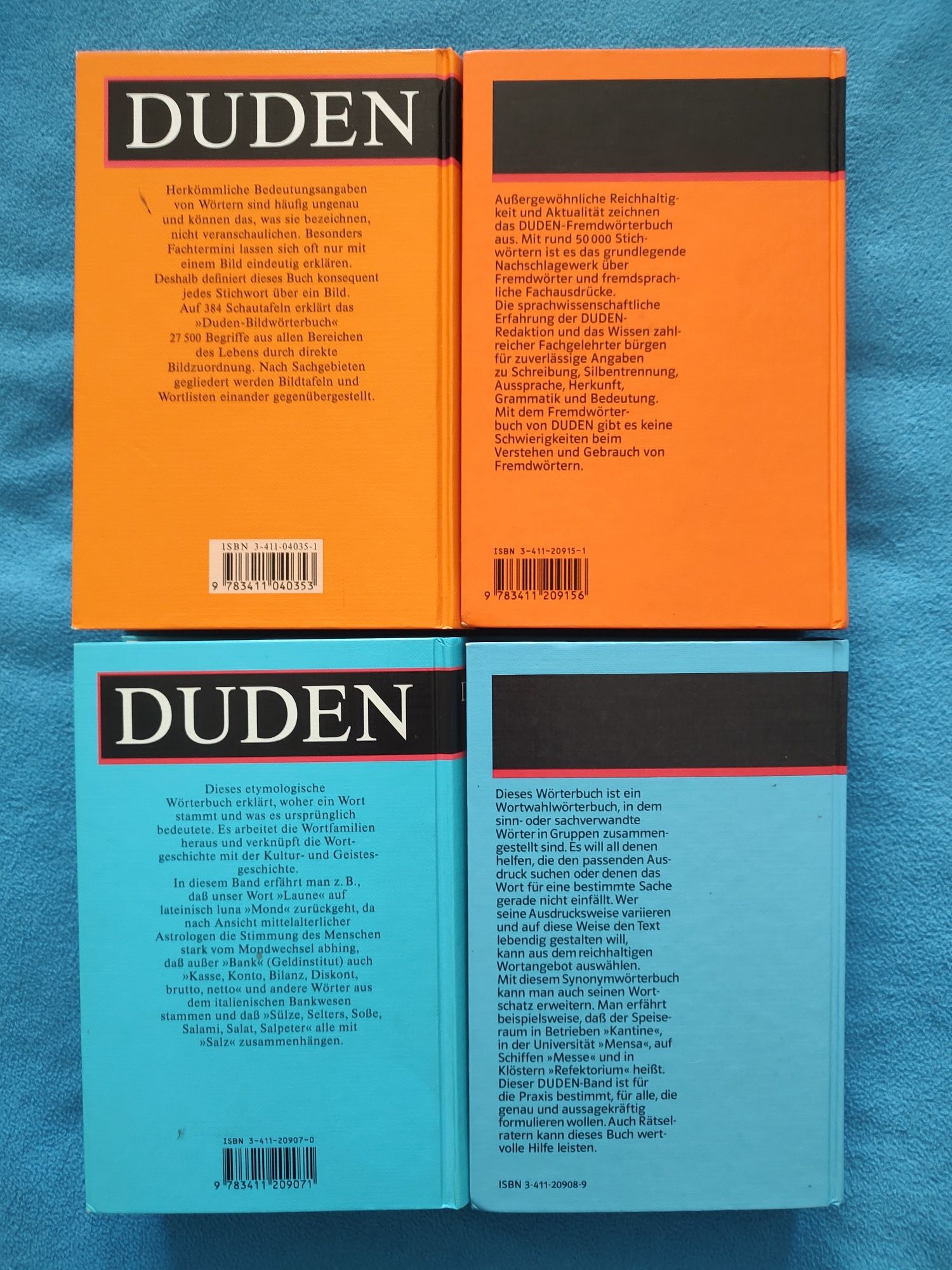 DUDEN - zestaw - 7 sztuk - język niemiecki