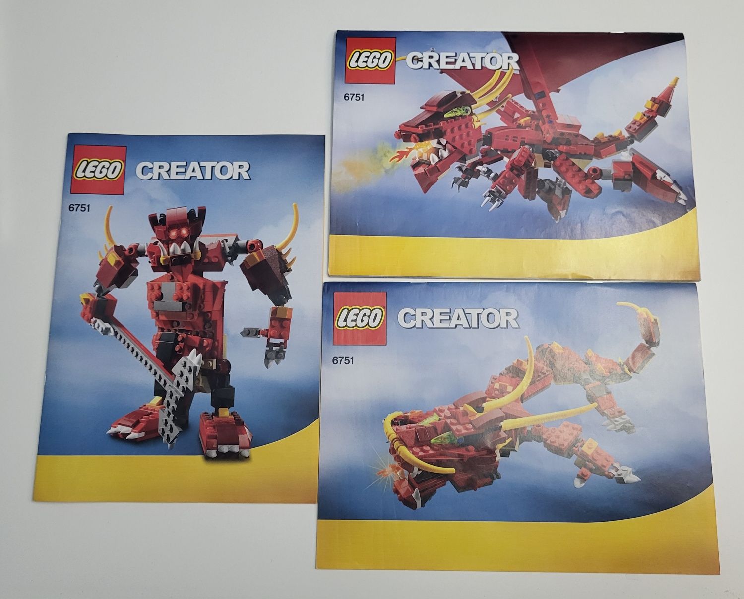 klocki LEGO Creator 6751 Fiery Legend Czerwony Smok.