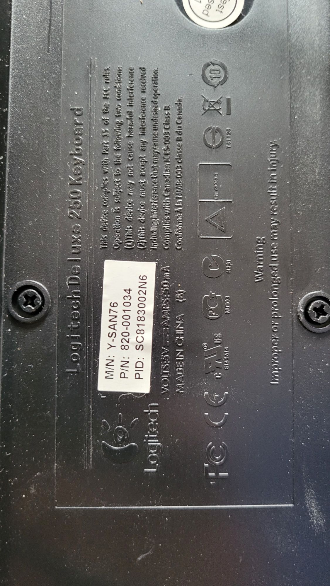 Klawiatura Logitech
