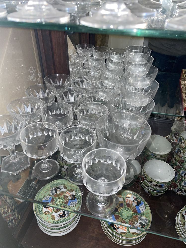 Serviço de copos de cristal D’Arques Louvre
