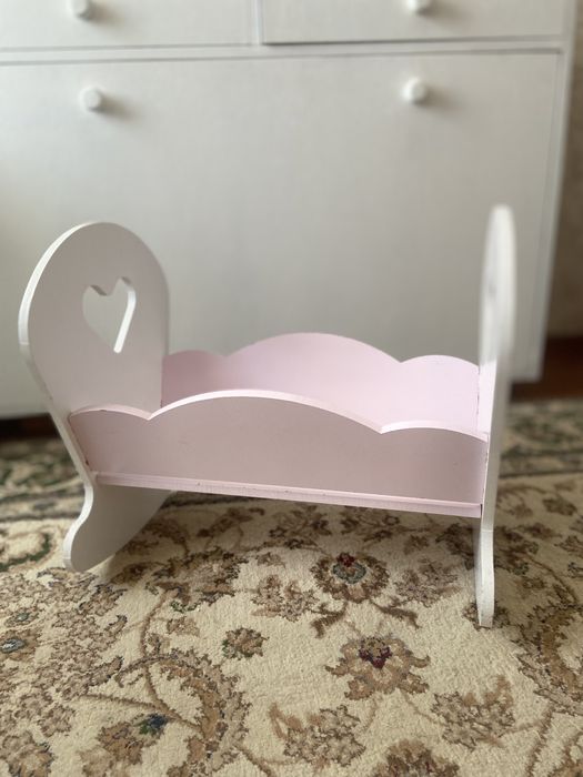 Кроватка лялькова. Ліжко для ляльки. Кроватка для кукол