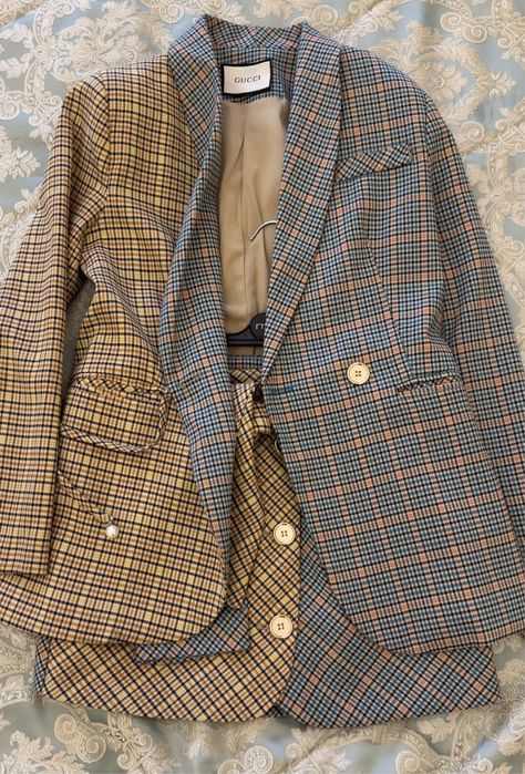 Люкс Gucci пиджак + юбка-шорты