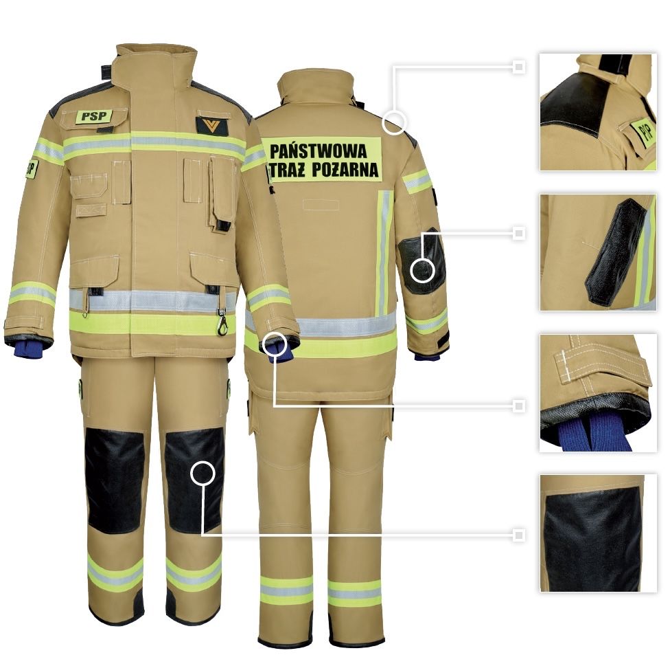 Ubranie specjalne nomex strażackie straż subor syriusz premium s/r/a