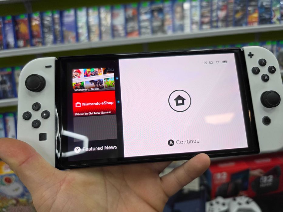 Konsola Nintendo Switch OLED + 4 gry + Gwarancja 12 mc SKLEP ZAMIANA