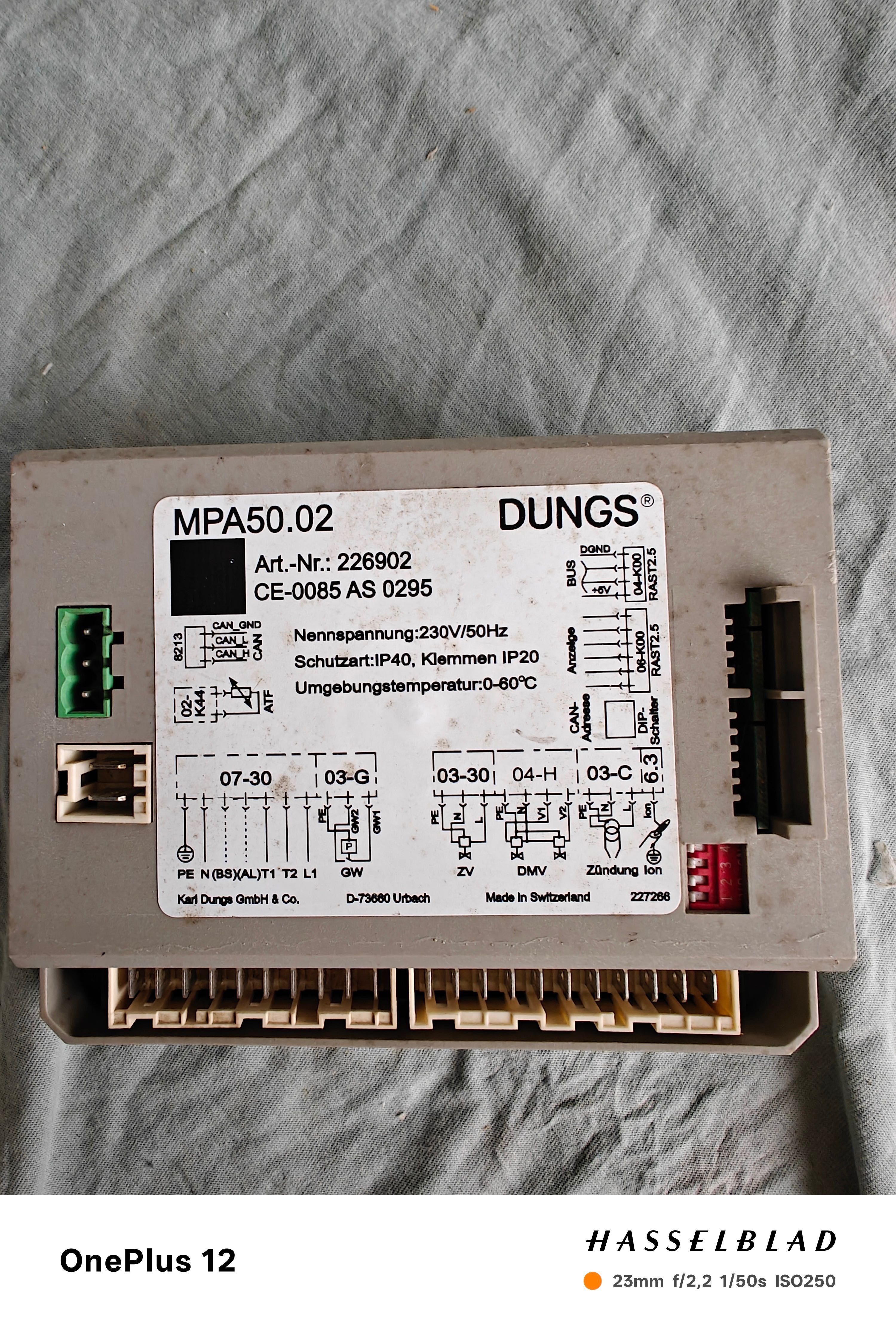 Ścieżka gazowa Dungs MPA50-02 Bydgoszcz