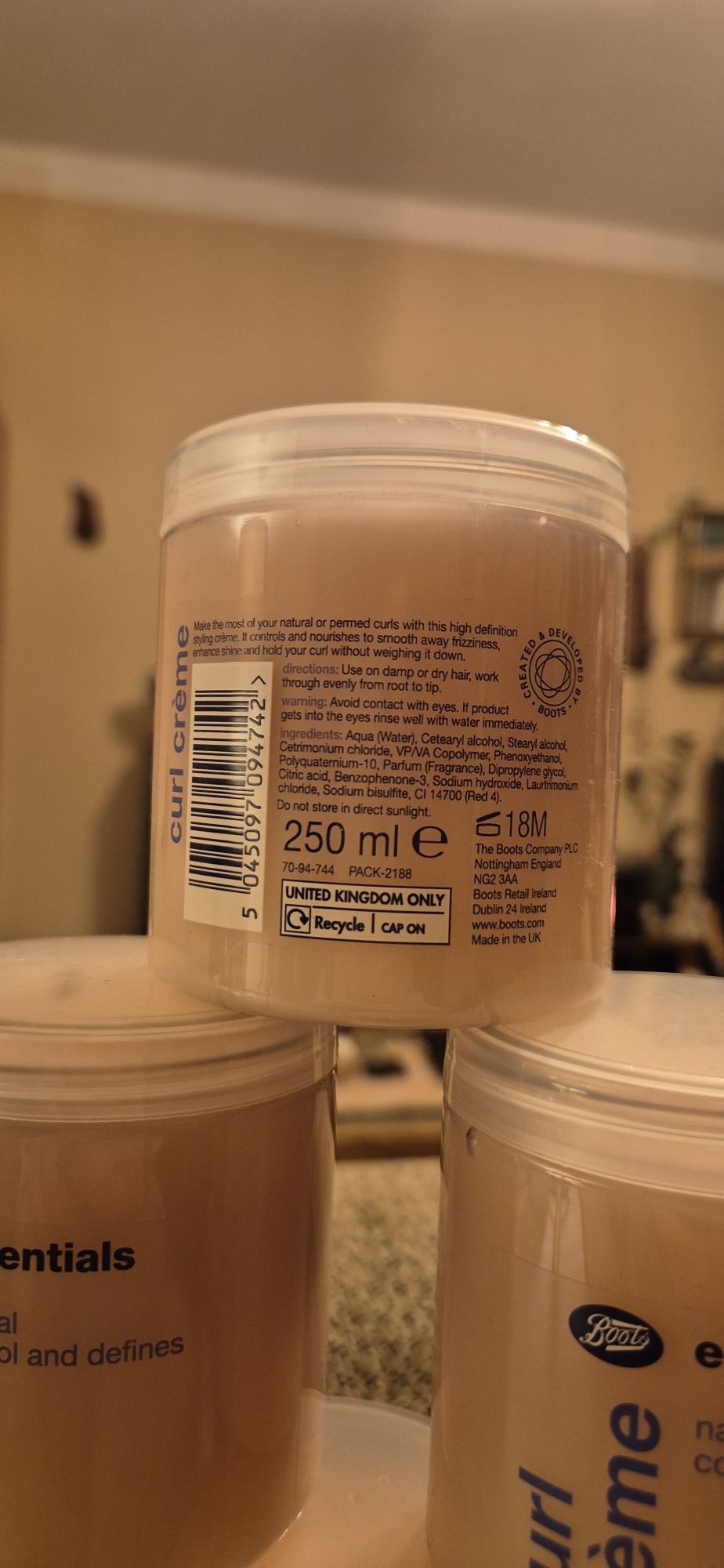 Boots essentials curl créme odzywka do włosów
