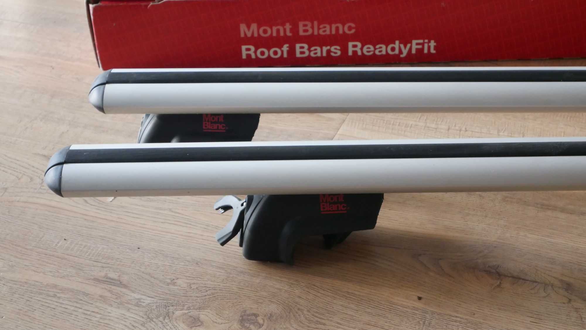 Belki dachowe na relingi Mont Blanc ready fit montaż bez narzędzi