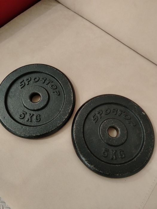 Obciążenie żeliwne 2 x 5 kg