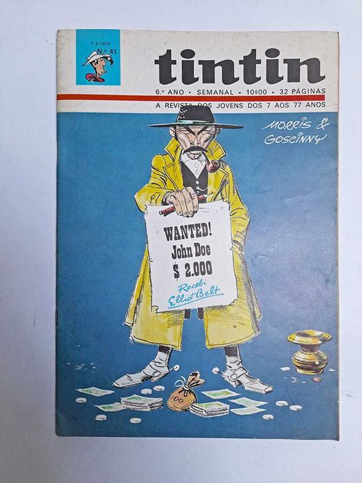 Revista Tintin Nº 48 - 2º Ano - 25-Abril-1970