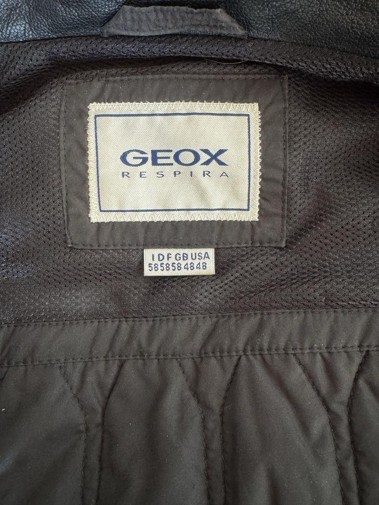 Мужская кожаная куртка Geox