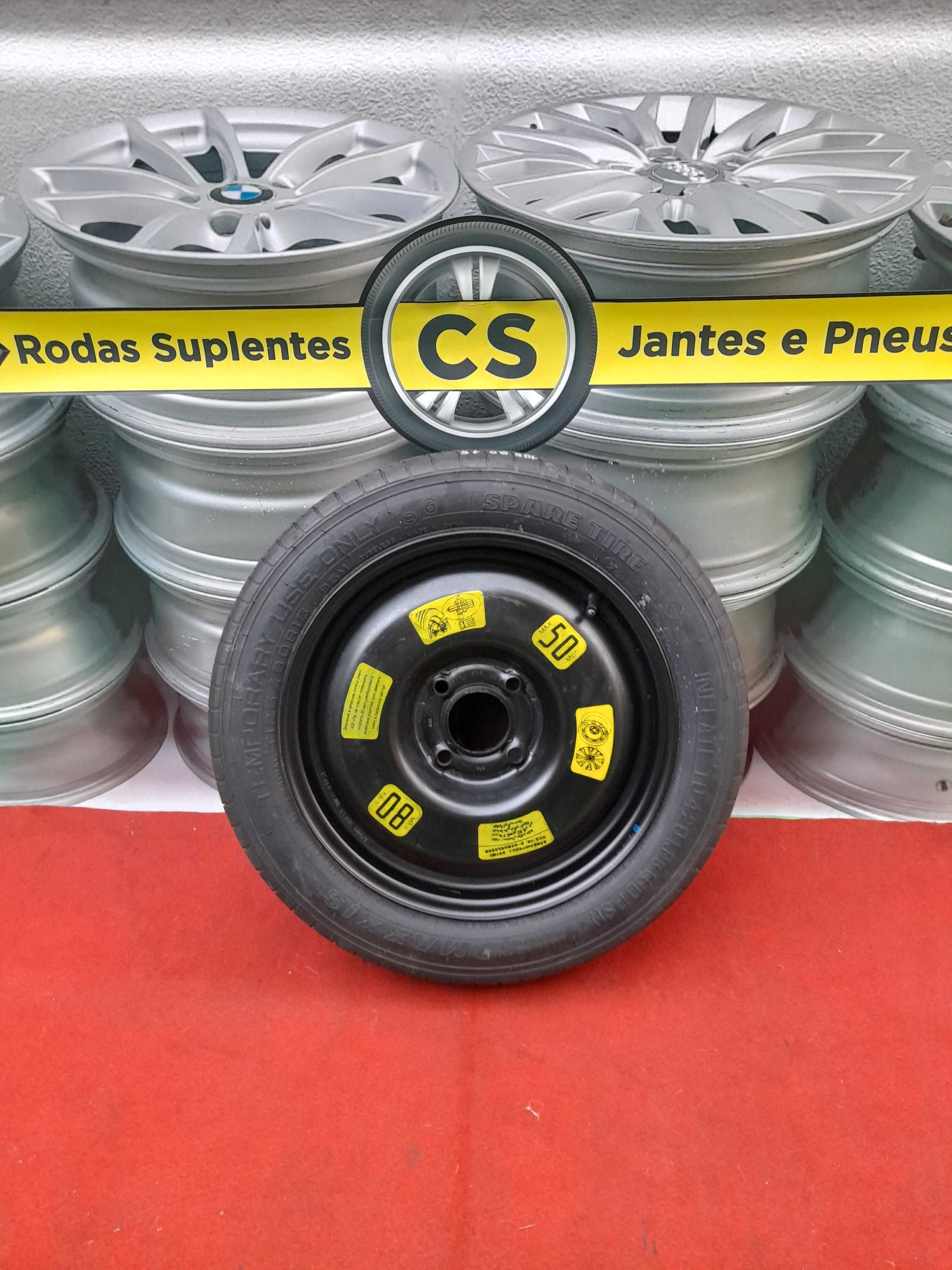 Rodas Suplentes Pneus emergência Kit, Mercedes VW Audi BMW Toyota etc