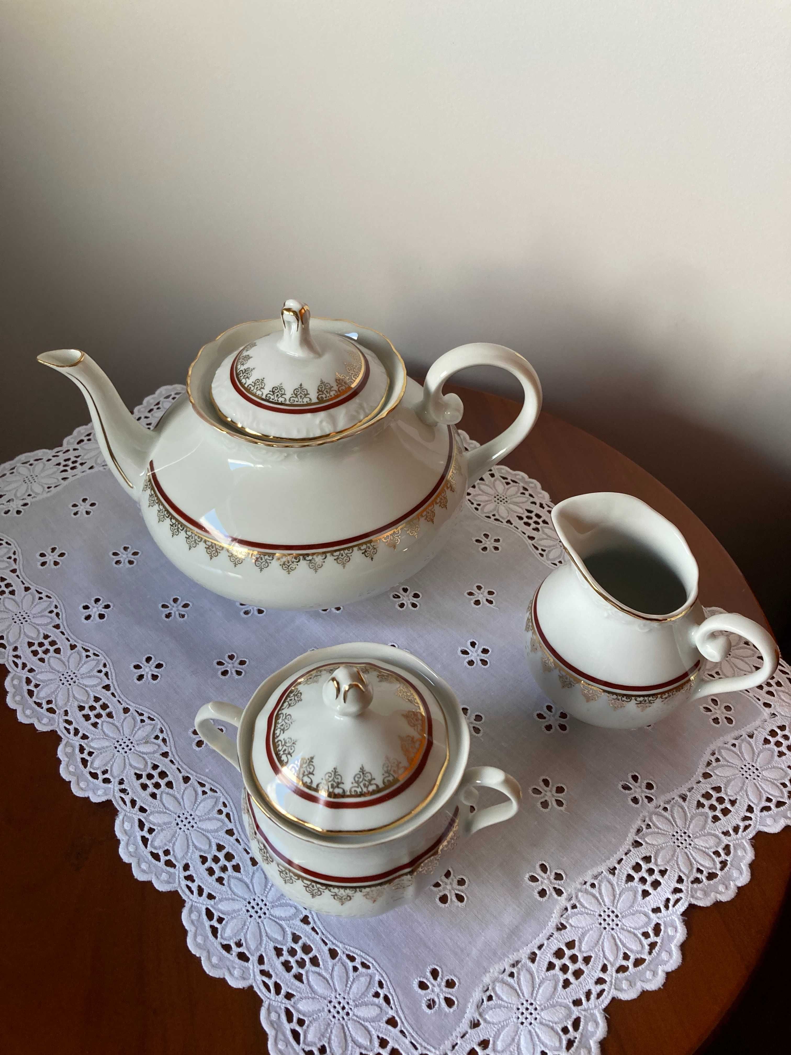 Serviço de Chá e Serviço de Café Porcelanas de Portugal