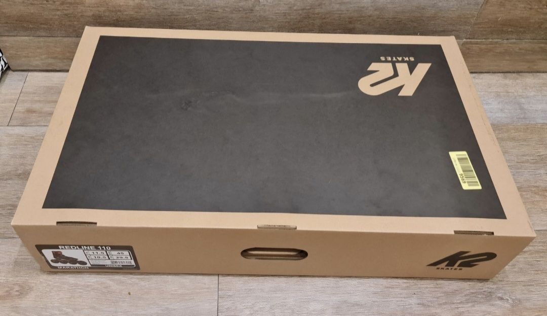 Nowe Łyżwyrolki K2 Redline 110 Czarne Czerwone roz. 45