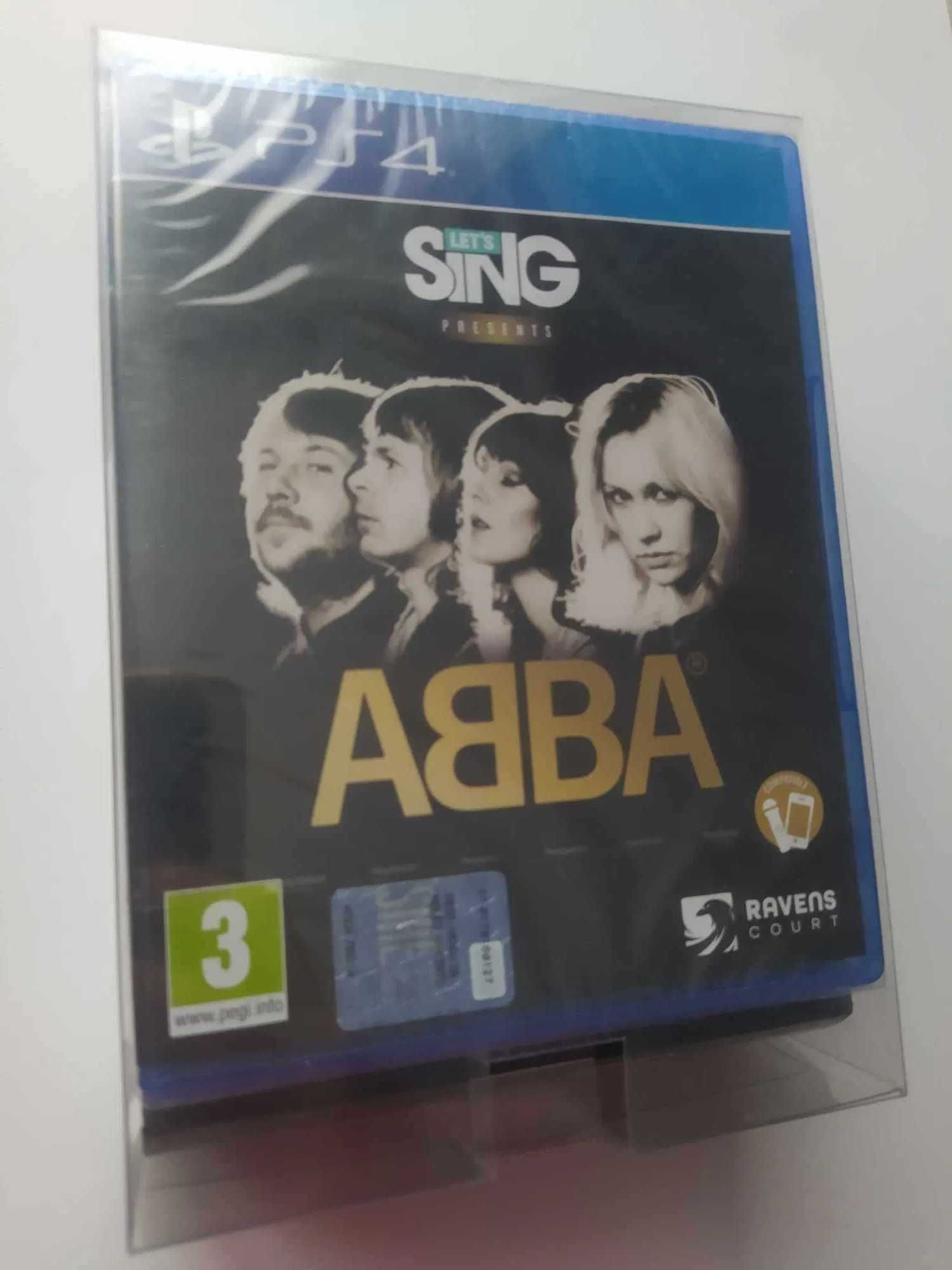 NOWY Let's Sing ABBA + 2 Mikrofony PS4 folia