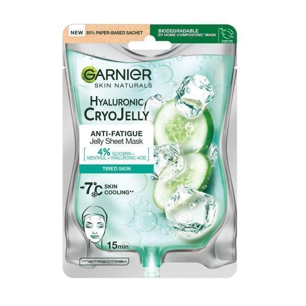 Garnier Cryo Jelly Nawilżająca Maska Żelowa z Kwasem Hialuronowym 27g