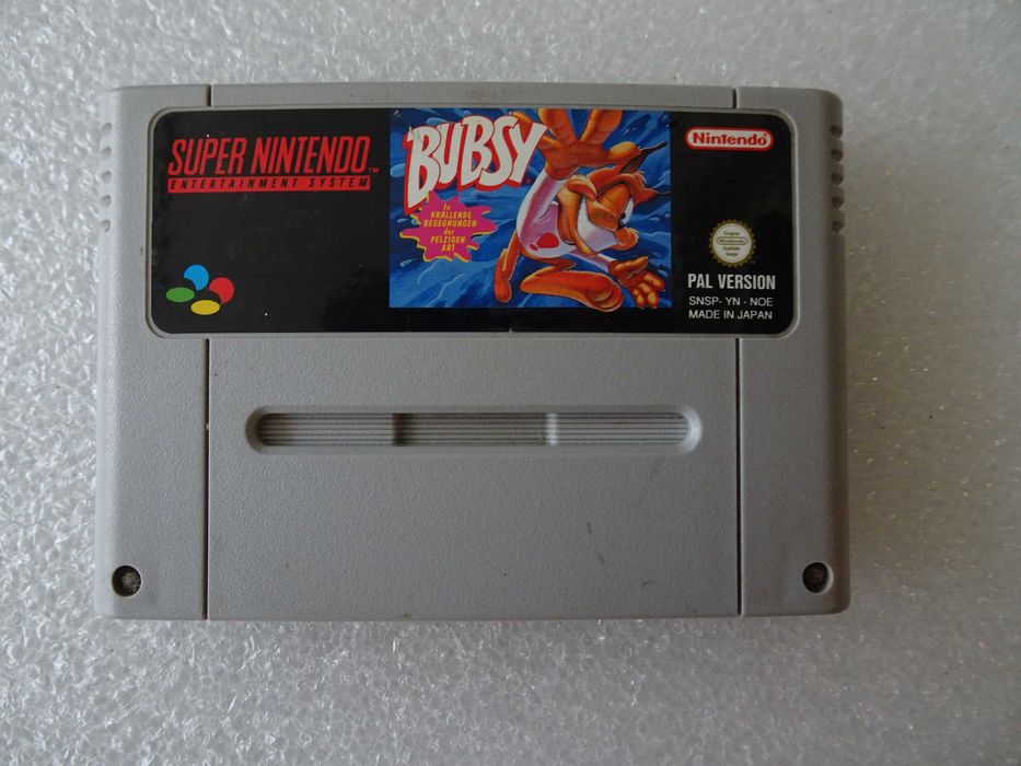 Jogo Super Nintendo - Bubsy