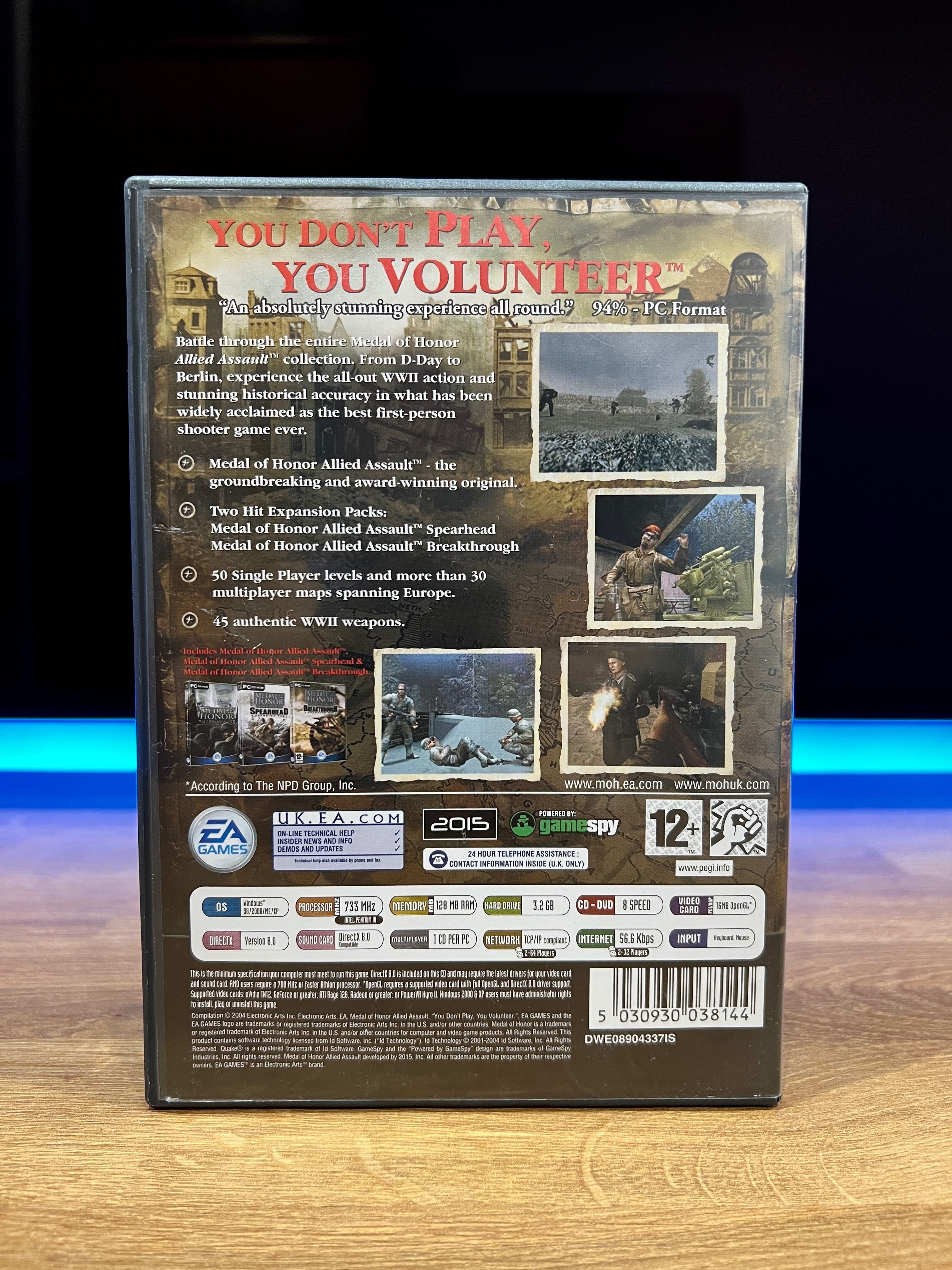 Medal of Honor War Chest (PC EN 2004) DVD BOX premierowe wydanie