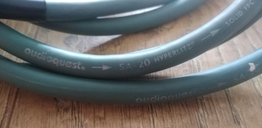 Audioquest Sa-30 SA-20 Qed Airlock banany przewody glosnikowe pr