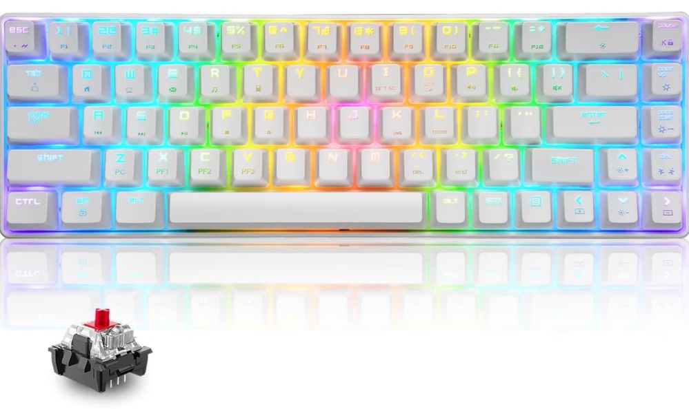 Комп’ютерна клавіатура механічна ZIYOULANG T8 RGB
