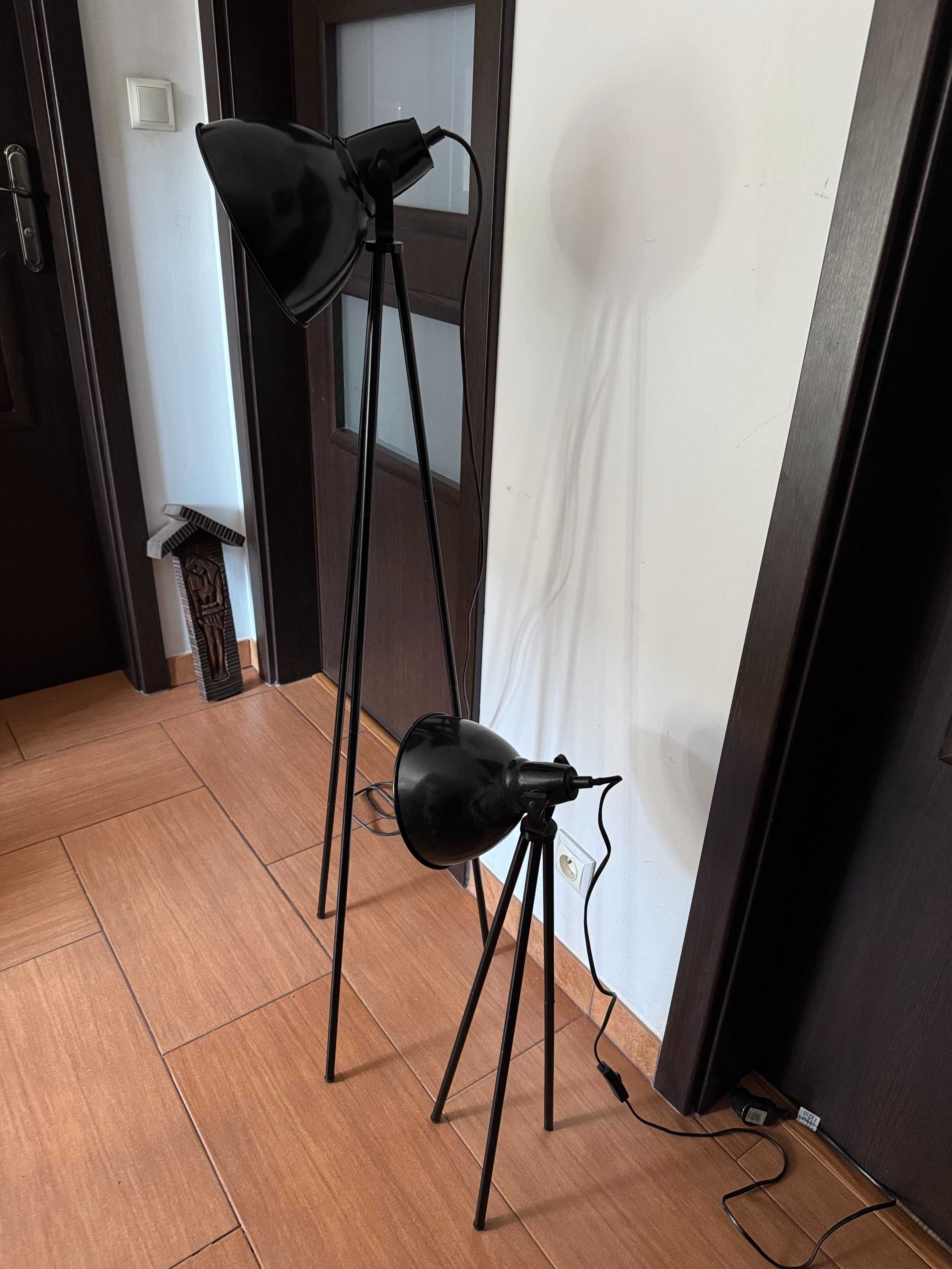 2 lampy podłogowe designerskie