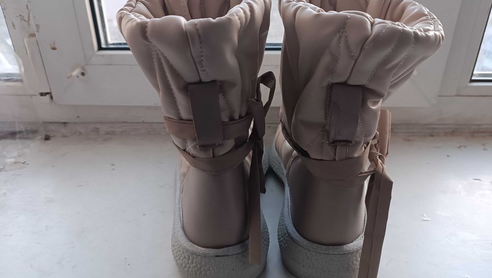 Нові черевики дутики зимові водонепроникні D'ALICIA SHOES.Р 37.24 см