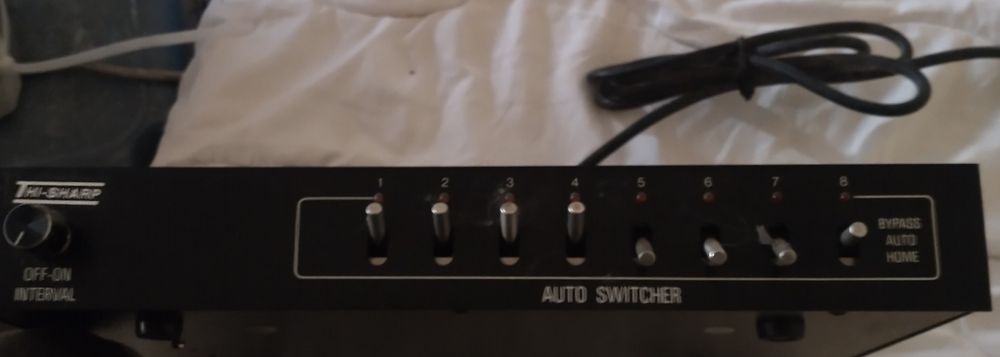 Auto Switcher przełącznik sygnału wideo wtyk BNC