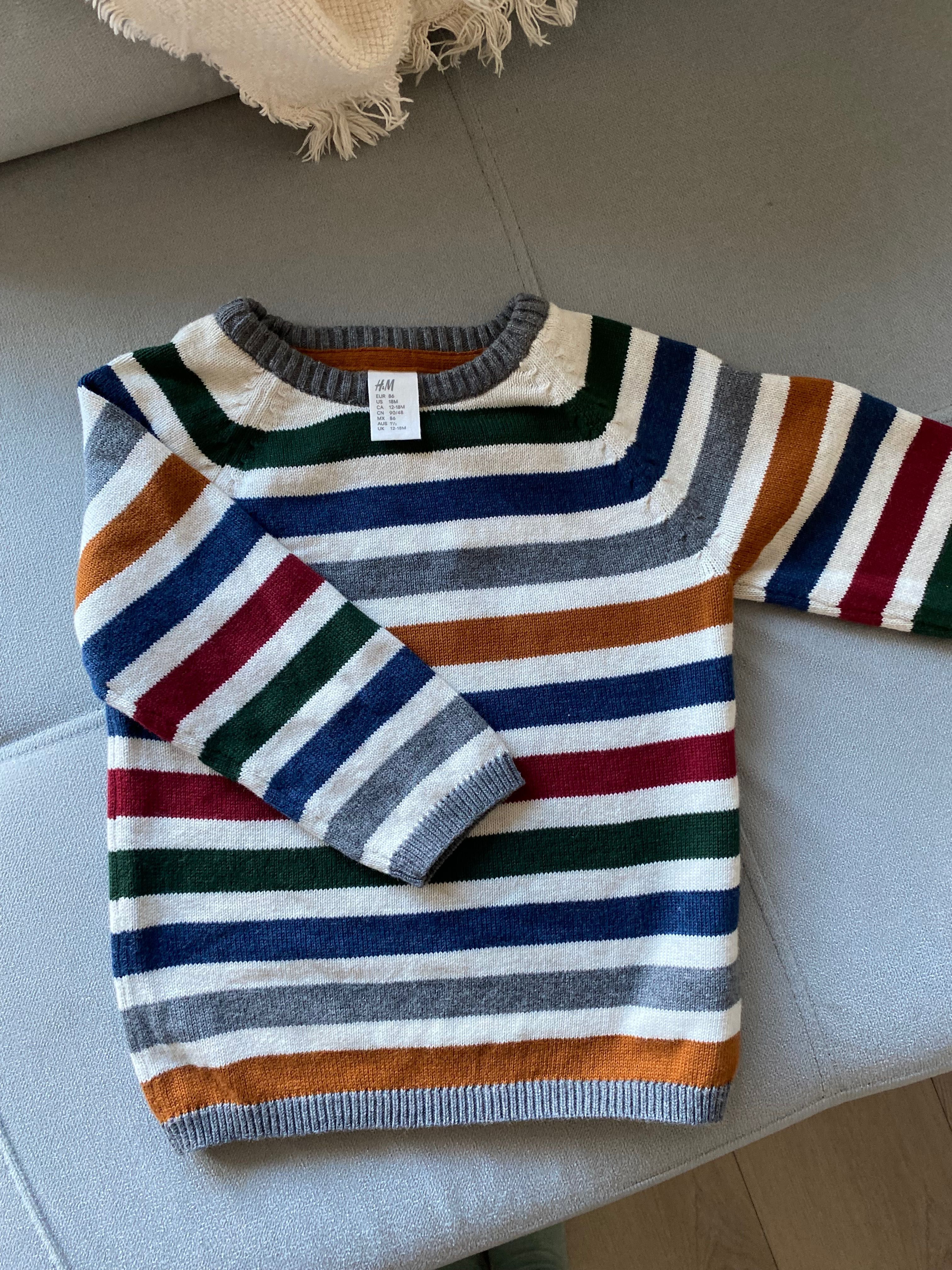 Sweter chłopięcy H&M rozmiar 86 stan idealny