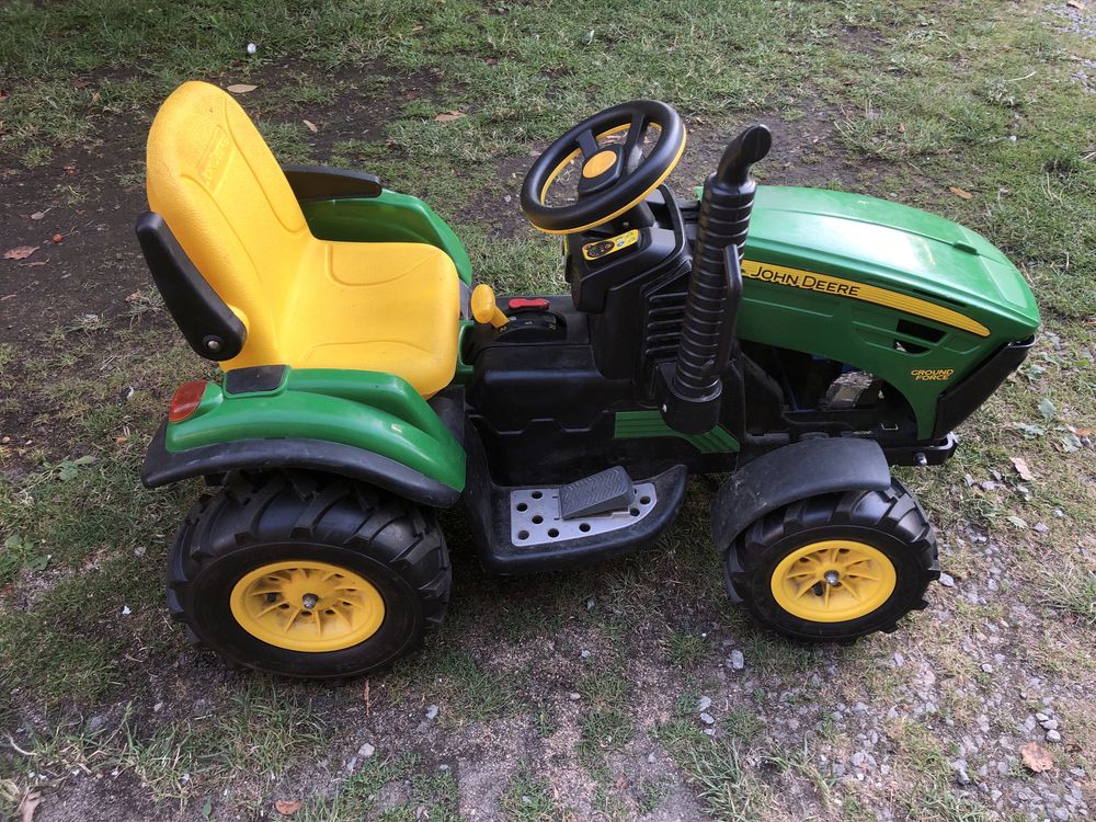 John Deere PEG PEREGO Komplet adaptery koła pompowane gumowe pneumatyc
