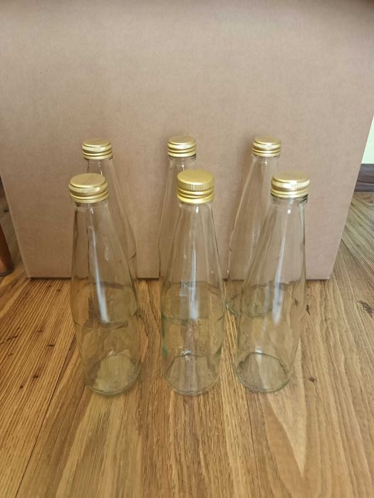 Butelki szklane 6 x 330ml zakręcane