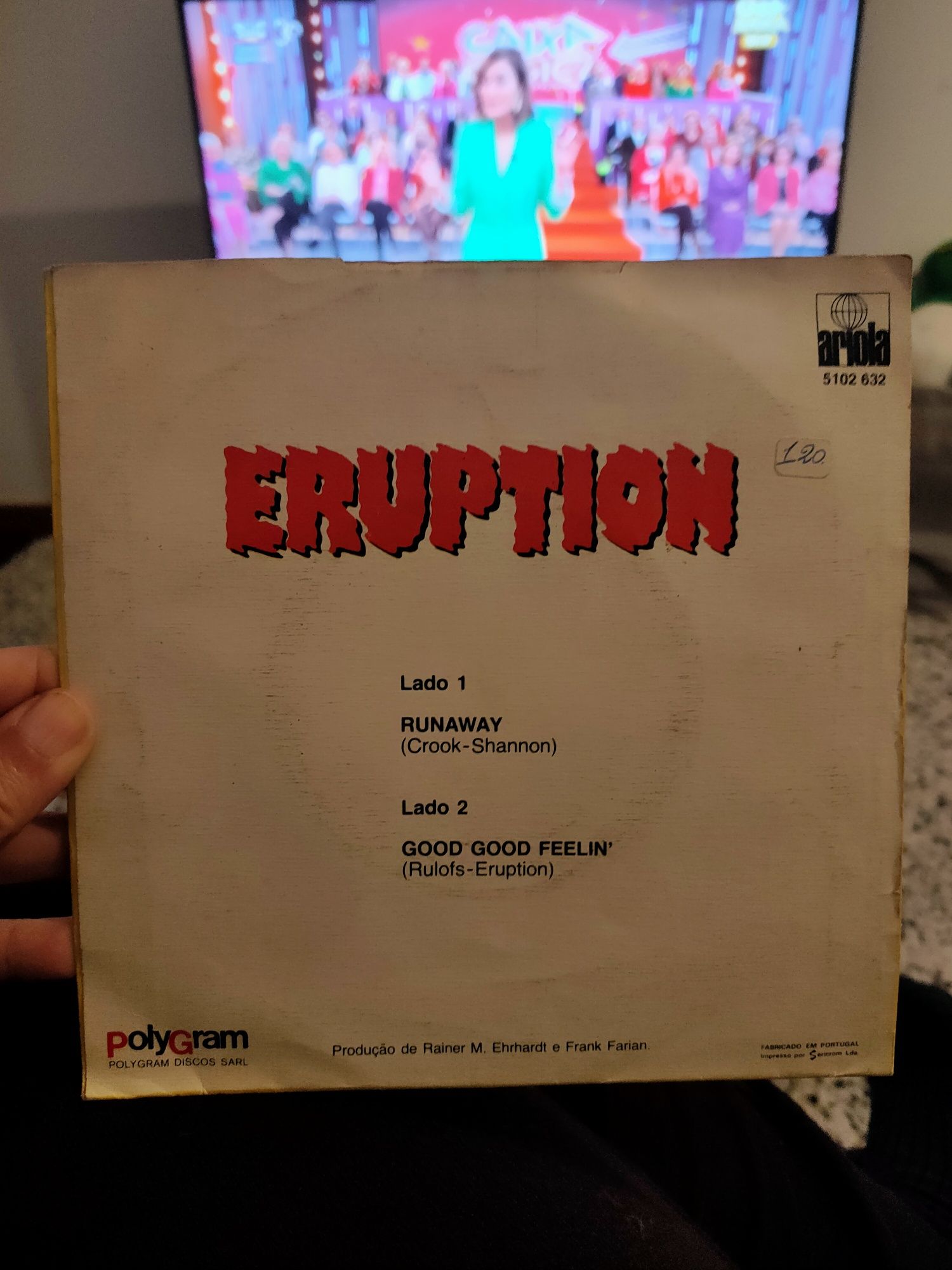 Eruption - Single Vinil "Runaway"