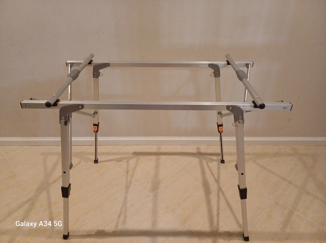 Mesa dobravel campismo